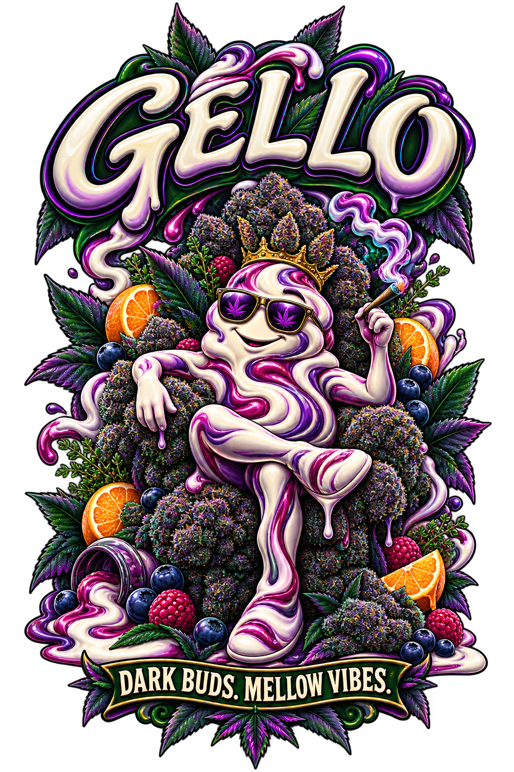 Gello graphic T-shirt design
