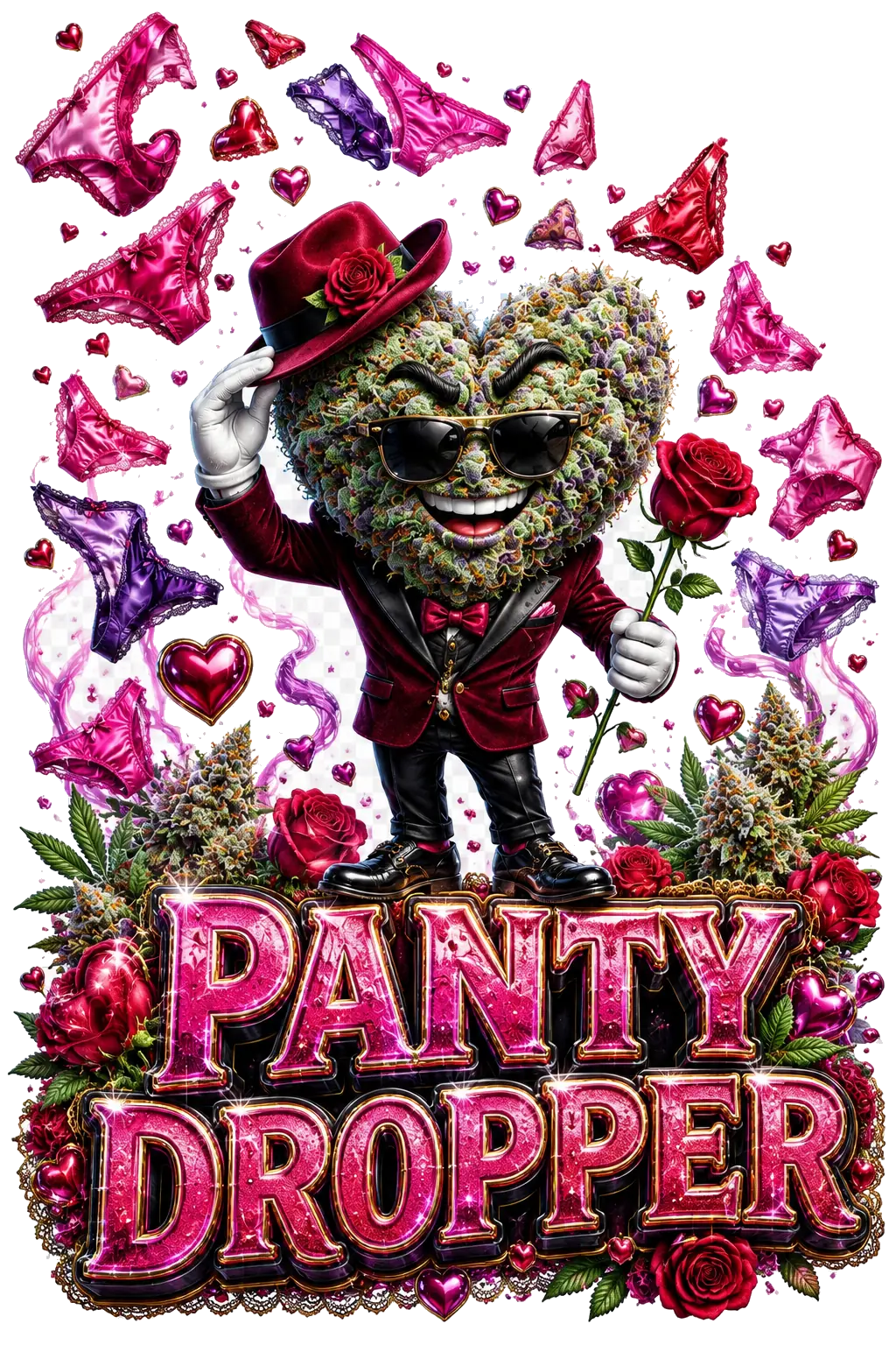 Panty Dropper graphic T-shirt design