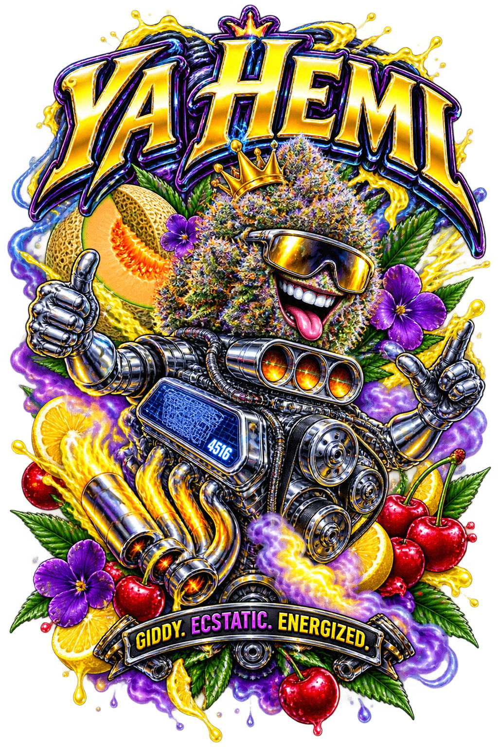 Ya Hemi graphic T-shirt design